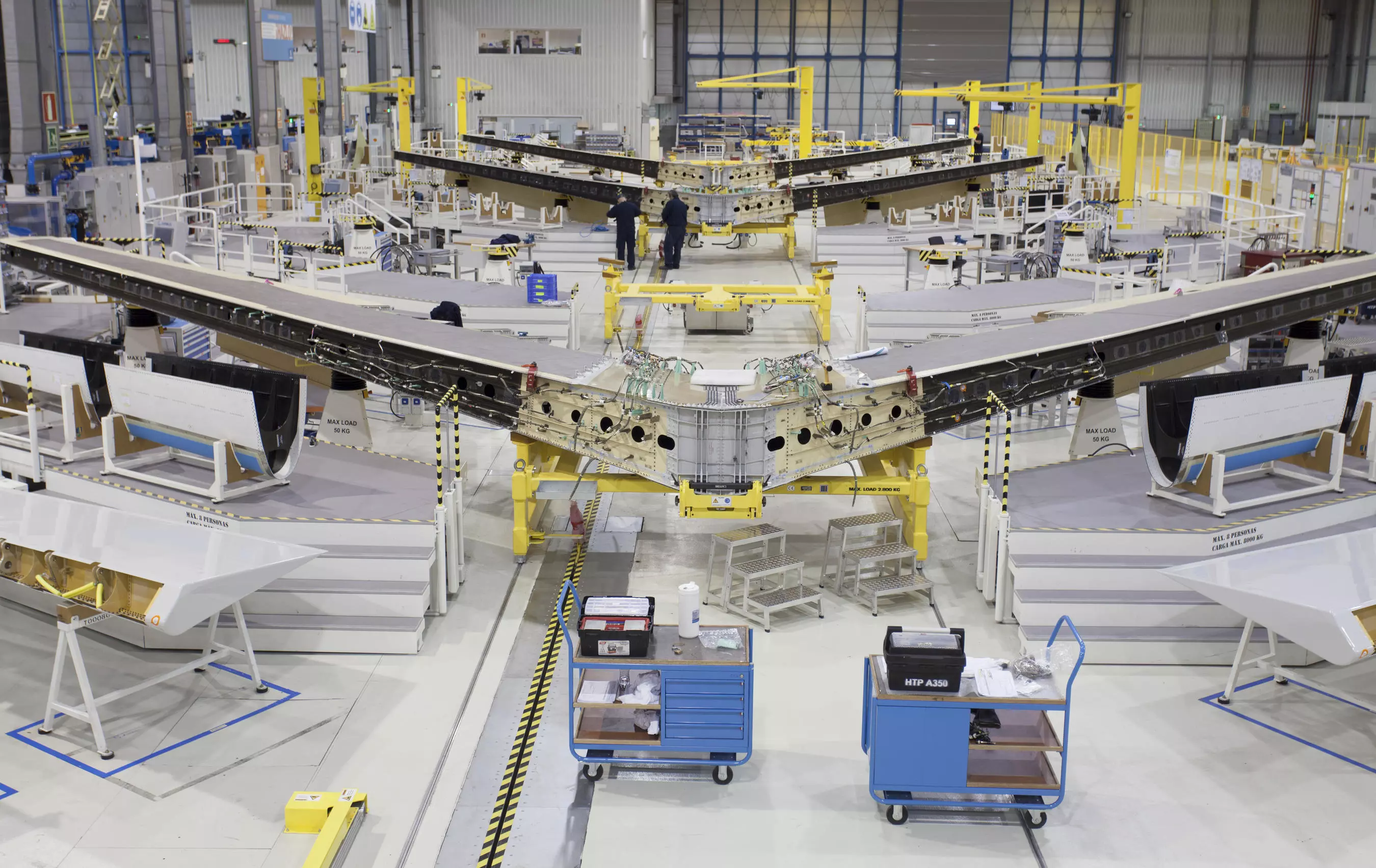 Plane assembly line