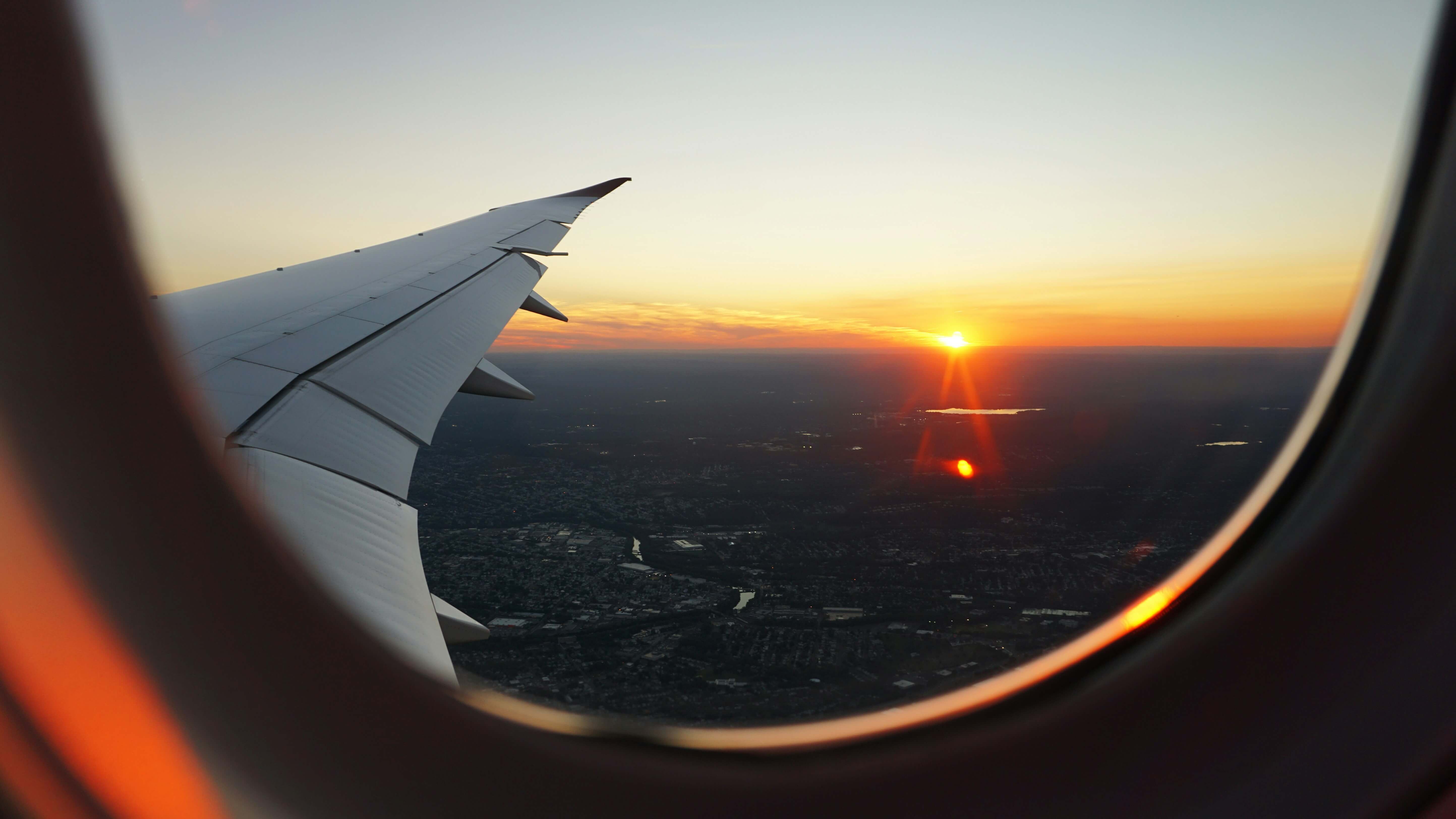 Plane landing